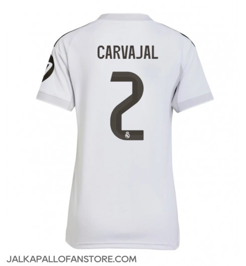 Real Madrid Daniel Carvajal #2 Kotipaita Naisten 2025-26 Lyhythihainen Real Madrid Daniel Carvajal #2 Kotipaita Naisten 2025-26 Lyhythihainen
